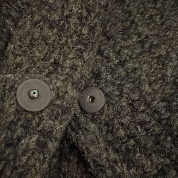 Eileen Fisher Wool Alpaca Knit Duster Jacket Womens Size Small Chunky - Picture 9 of 11